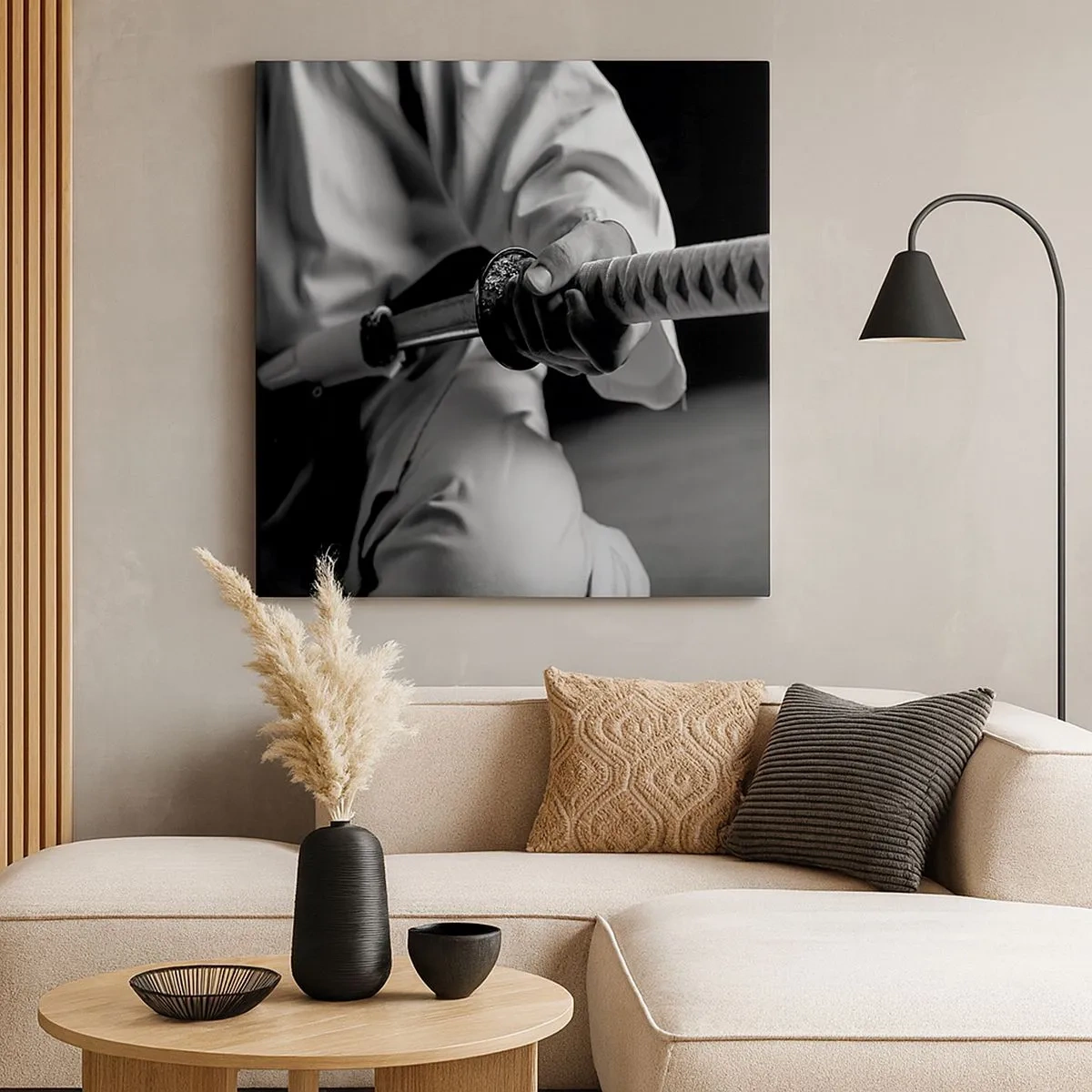 Quadro em tela - Alma guerreira - 30x30 cm