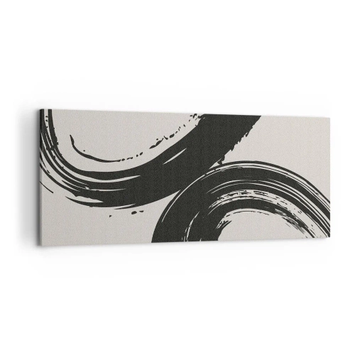 Quadro em tela - Varrer e circular - 120x50 cm