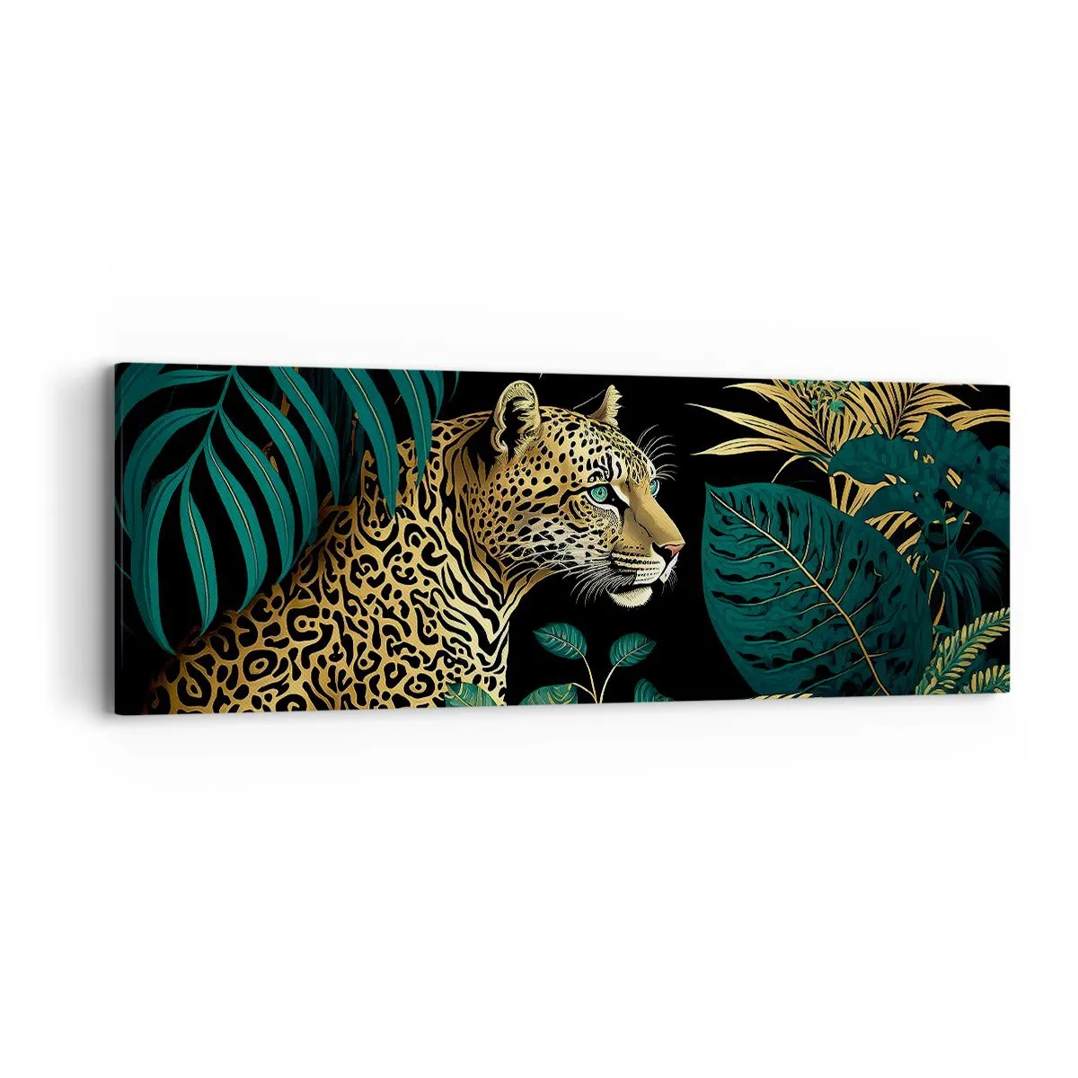 Quadro em tela - Um anfitrião na selva - 90x30 cm