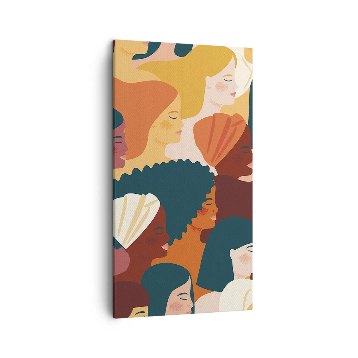 Quadro em tela - Apenas feminilidade - 45x80 cm