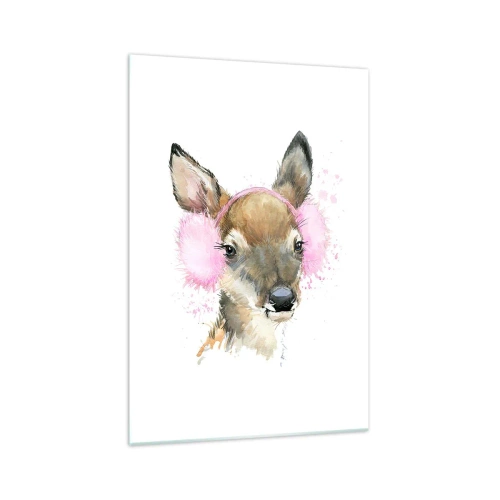 Quadro em vidro - E o frio já não é assustador - 70x100 cm