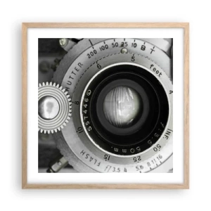 Pôster com moldura de carvalho claro - Uma história sobre Hollywood - 50x50 cm