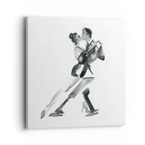 Quadro em tela - Num só ritmo - 40x40 cm