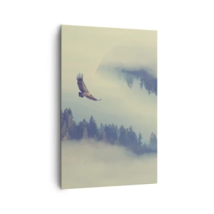 Quadro em tela - Eu vi a sombra de uma águia - 80x120 cm