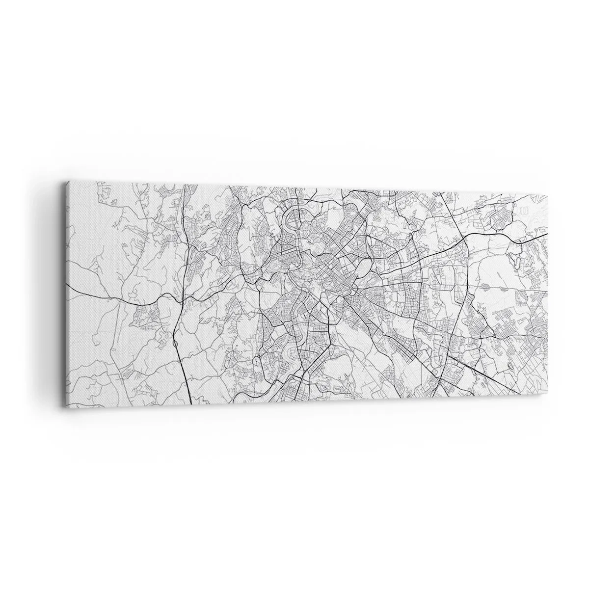 Quadro em tela - Círculo romano - 120x50 cm