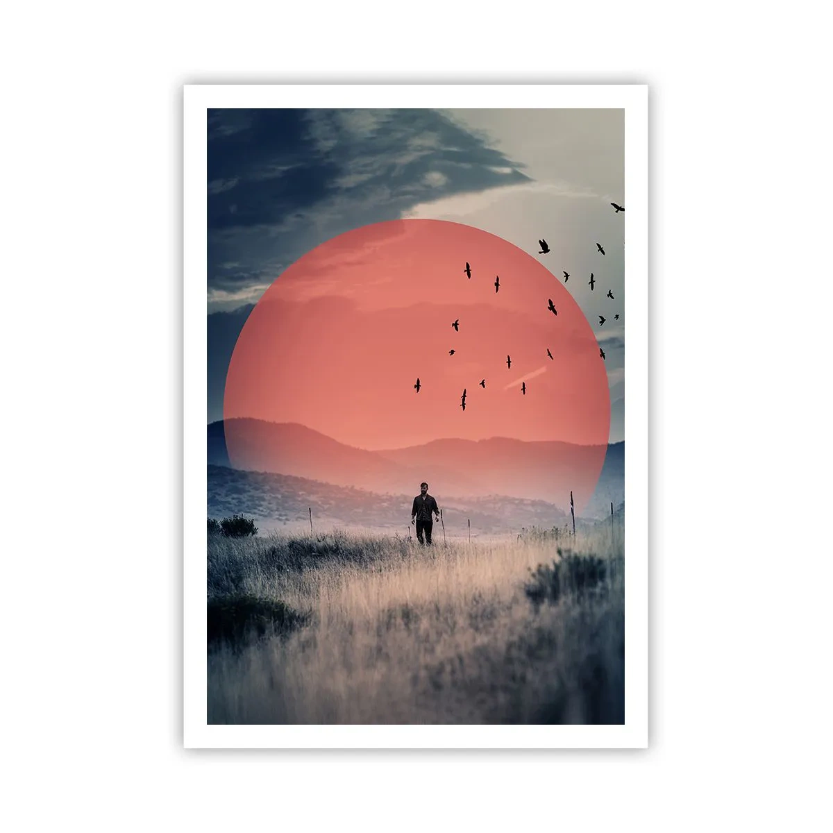 Pôster - Em casa - 70x100 cm