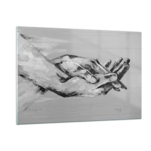 Quadro em vidro - Início... - 120x80 cm