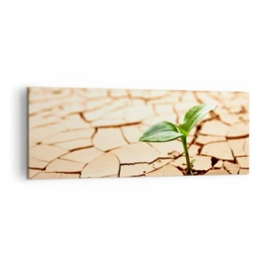 Quadro em tela - A força indomável da vida - 140x50 cm