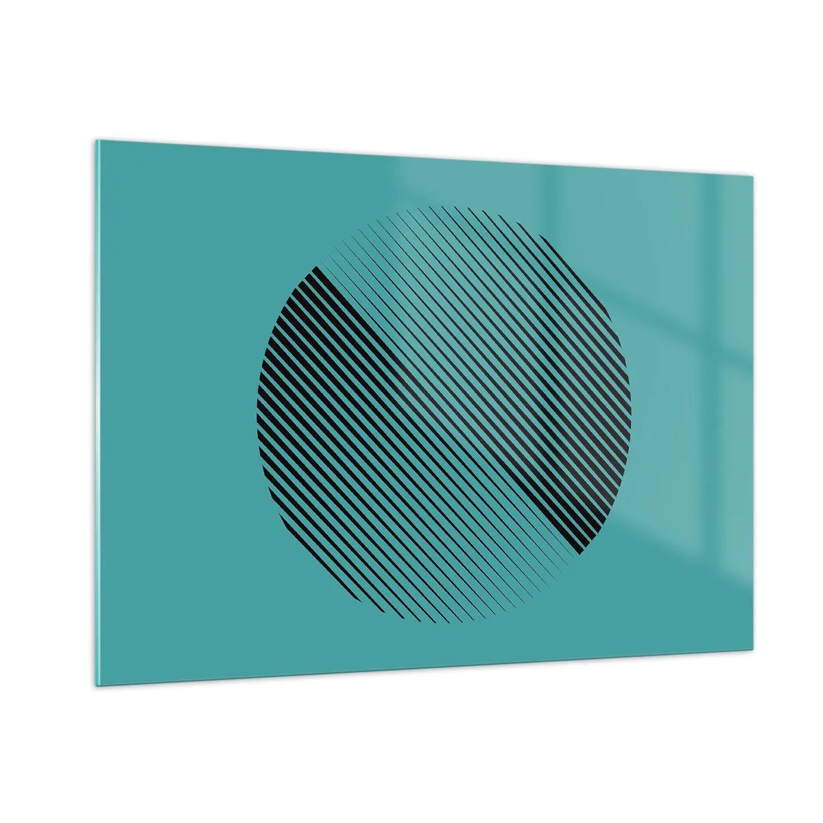 Quadro em vidro - Círculo – uma variação geométrica - 100x70 cm