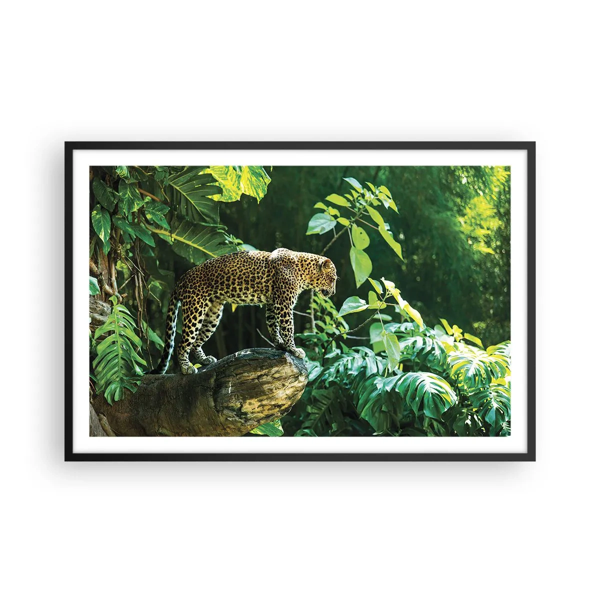 Pôster com moldura preta - Vamos caçar? - 91x61 cm