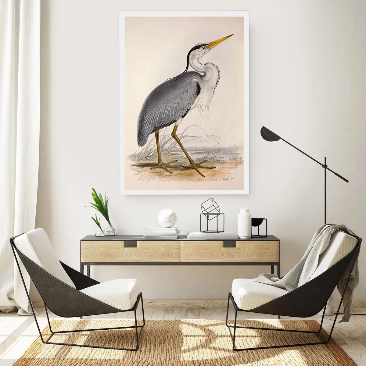 Pôster - Graça de garça - 70x100 cm