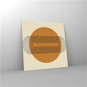 Quadro em vidro - O plano perfeito - 70x70 cm