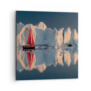 Quadro em tela - No fim do mundo - 70x70 cm