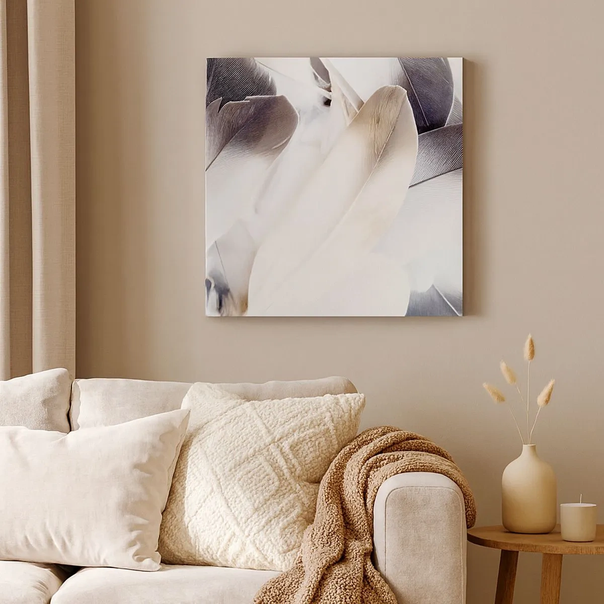 Quadro em tela - Semi-angelical - 30x30 cm