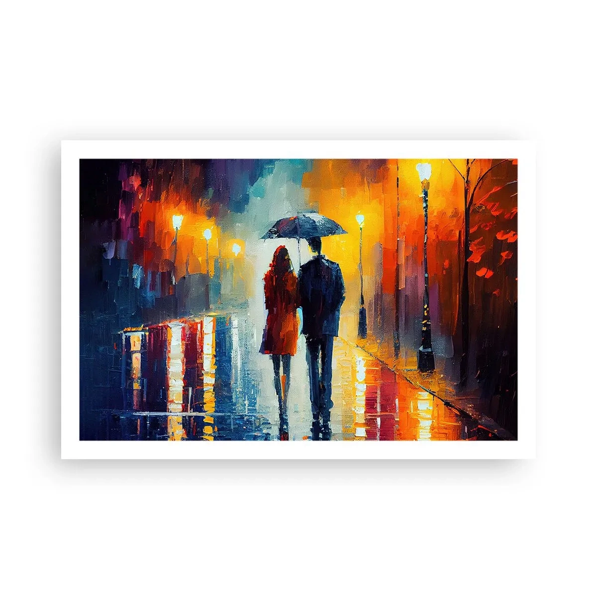 Pôster - Juntos – uma noite colorida - 91x61 cm