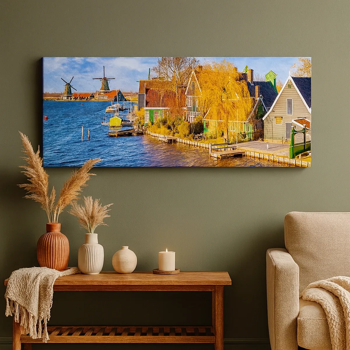 Quadro em tela - Inalterada durante séculos - 30x30 cm