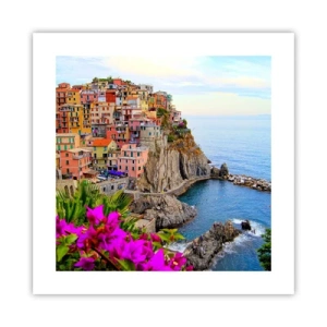 Pôster - A cidade que sorri - 40x40 cm