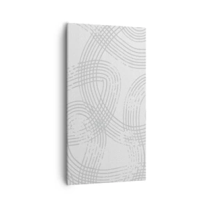 Quadro em tela - Não existe caminho reto - 55x100 cm