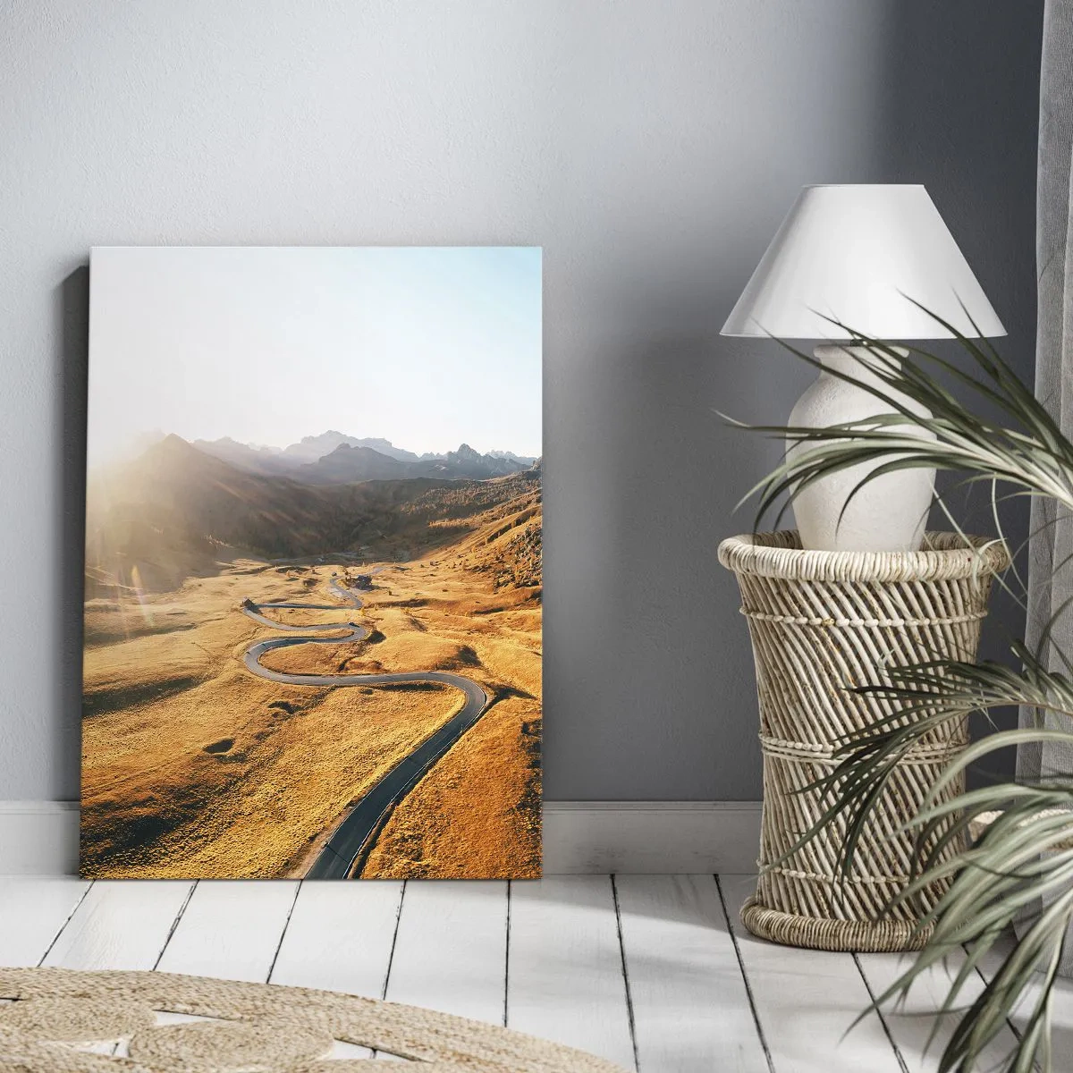 Quadro em tela - No Vale Dourado - 50x70 cm