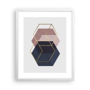 Pôster em moldura branca - O poder da simplicidade - 40x50 cm