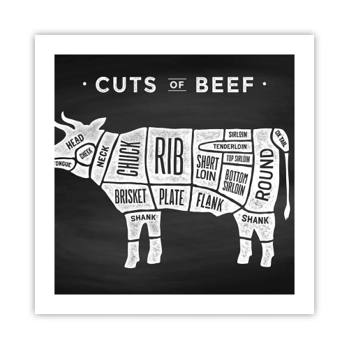 Pôster - Cartilha do talhante - 50x50 cm