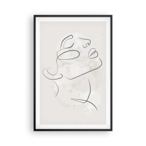 Pôster com moldura preta - Esboço de um sonho - 61x91 cm