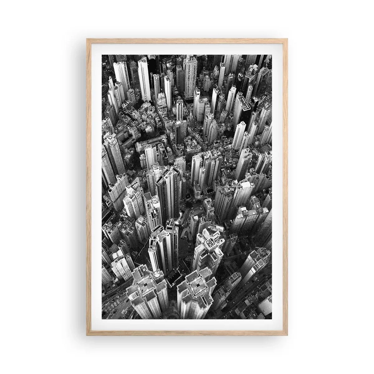 Pôster com moldura de carvalho claro - Ainda mais alto e mais alto - 61x91 cm