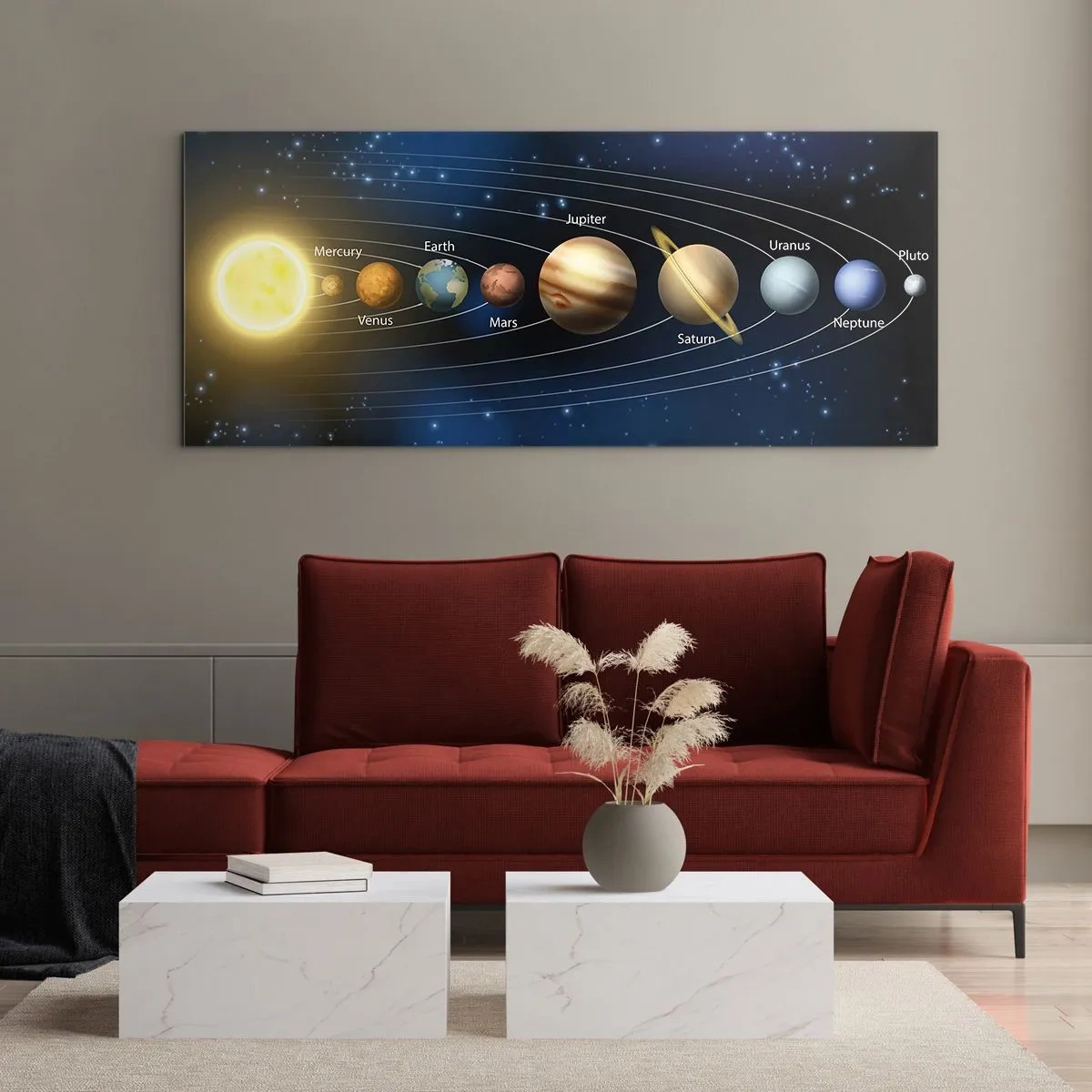 Quadro em vidro - Um de dez - 100x40 cm