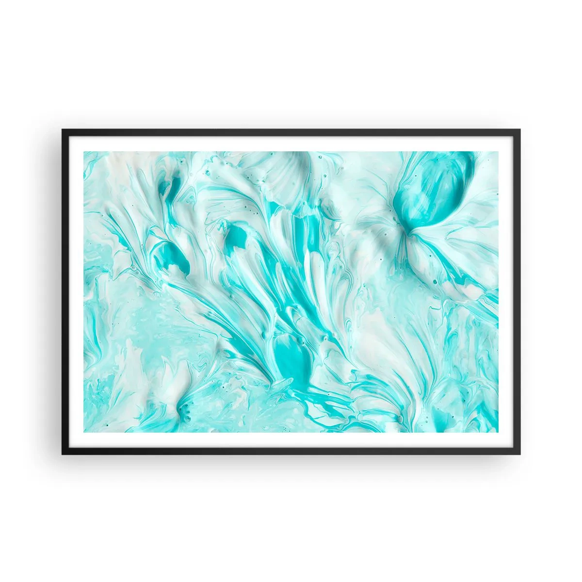 Pôster com moldura preta - Juntos para sempre - 100x70 cm