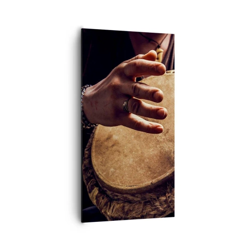 Quadro em tela - No ritmo do coração - 65x120 cm