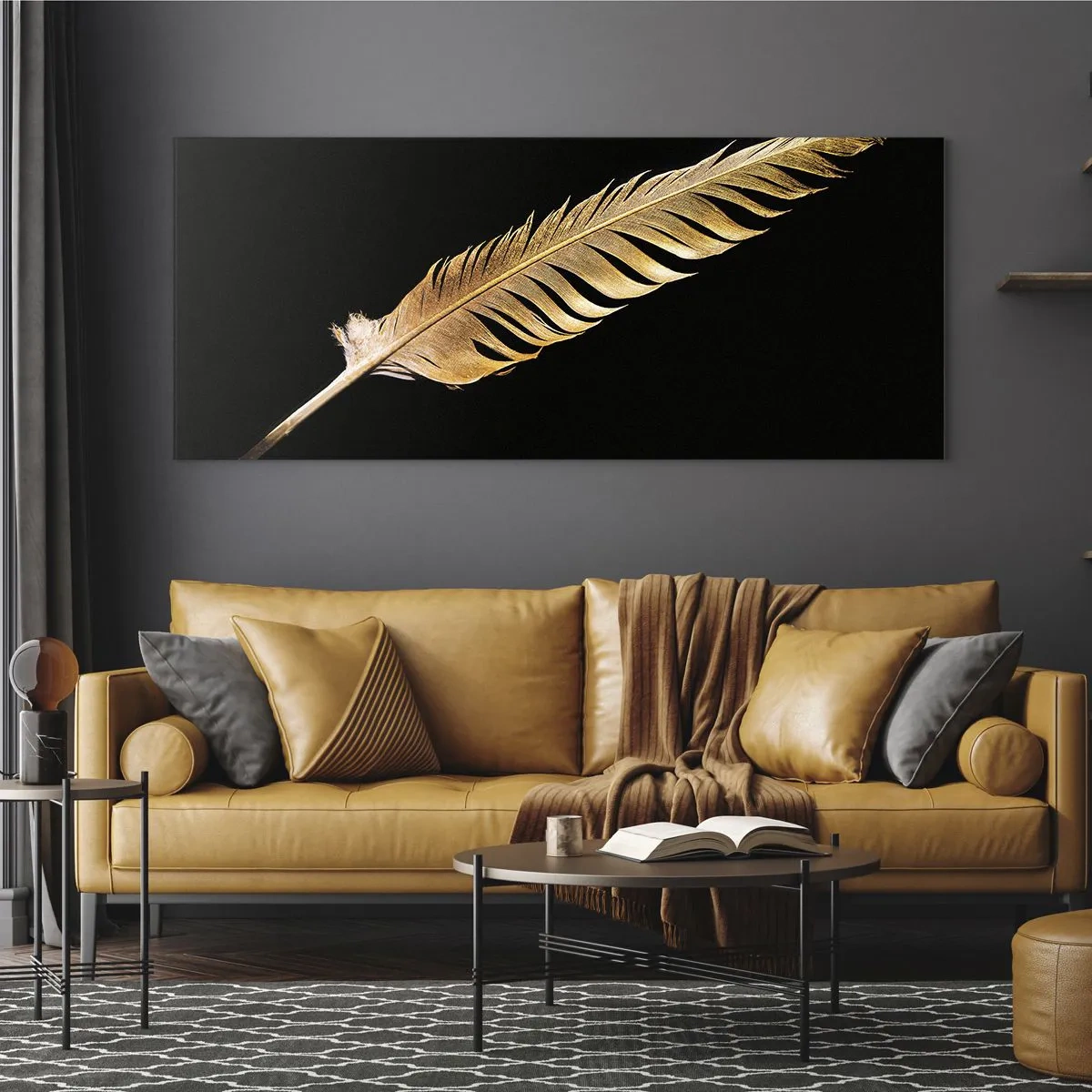 Quadro em vidro - É uma pena - 120x50 cm
