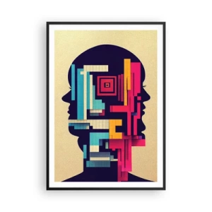 Pôster com moldura preta - Novos títulos - 70x100 cm