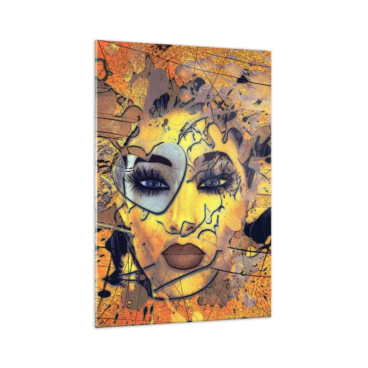 Quadro em vidro - Beleza ensolarada - 70x100 cm