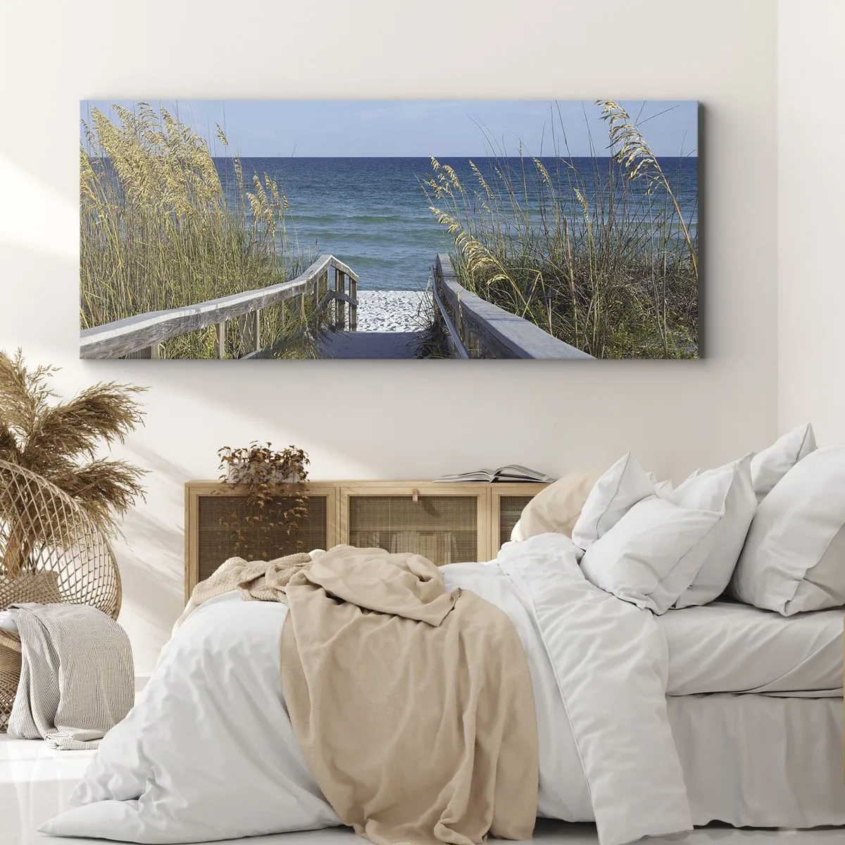 Quadro em tela - Ao sol, ao vento - 140x50 cm