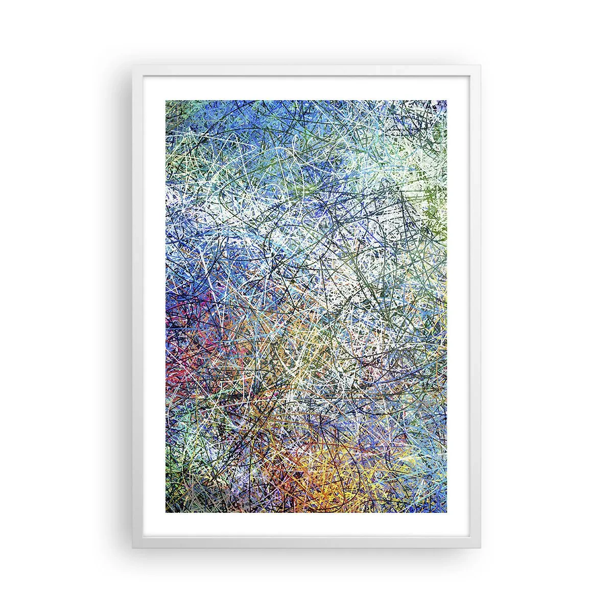 Pôster em moldura branca - Não é assim tão simples - 50x70 cm