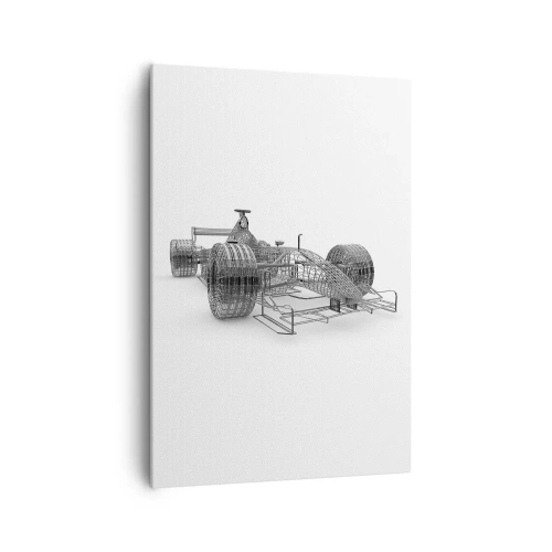 Quadro em tela - Construção ideal - a ideia de impulso - 70x100 cm