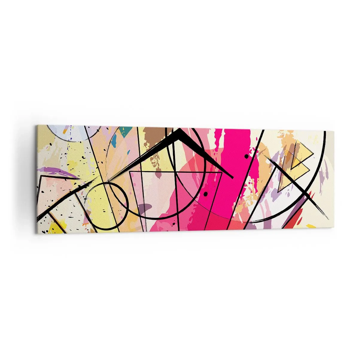 Quadro em tela - Explosão - 160x50 cm