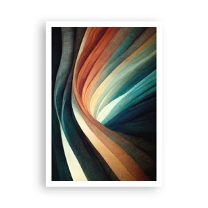 Pôster - Tecido de cores - 70x100 cm