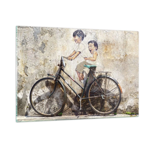 Quadro em vidro - Verdadeiro ou falso? - 120x80 cm