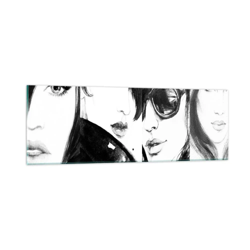 Quadro em vidro - Beleza multiplicada - 90x30 cm