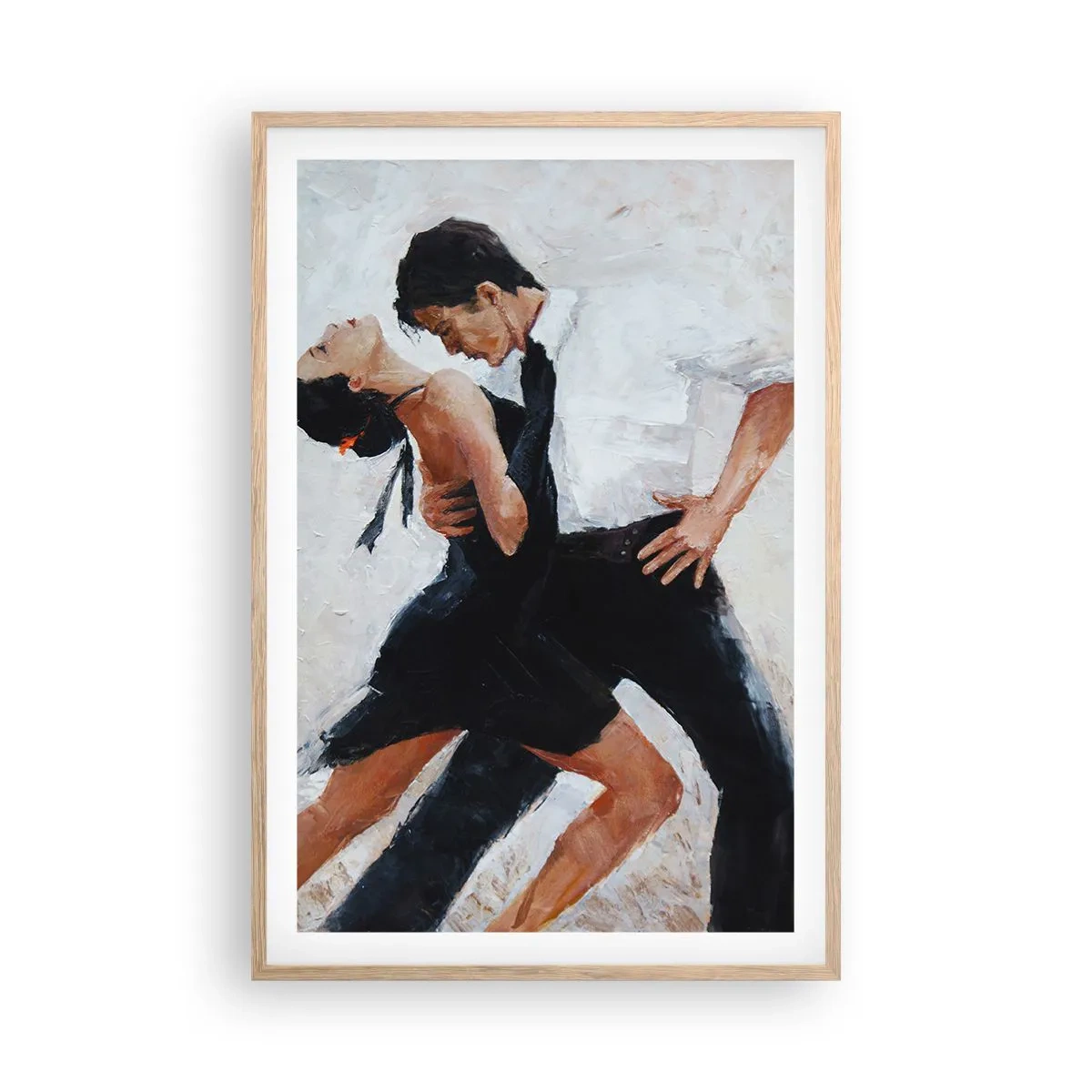 Pôster com moldura de carvalho claro - O tango dos meus sonhos  - 61x91 cm