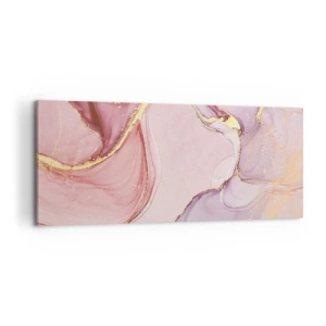 Quadro em tela - Carícia das cores - 100x40 cm