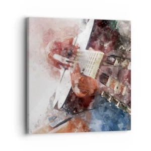 Quadro em tela - E o que acha? - 40x40 cm