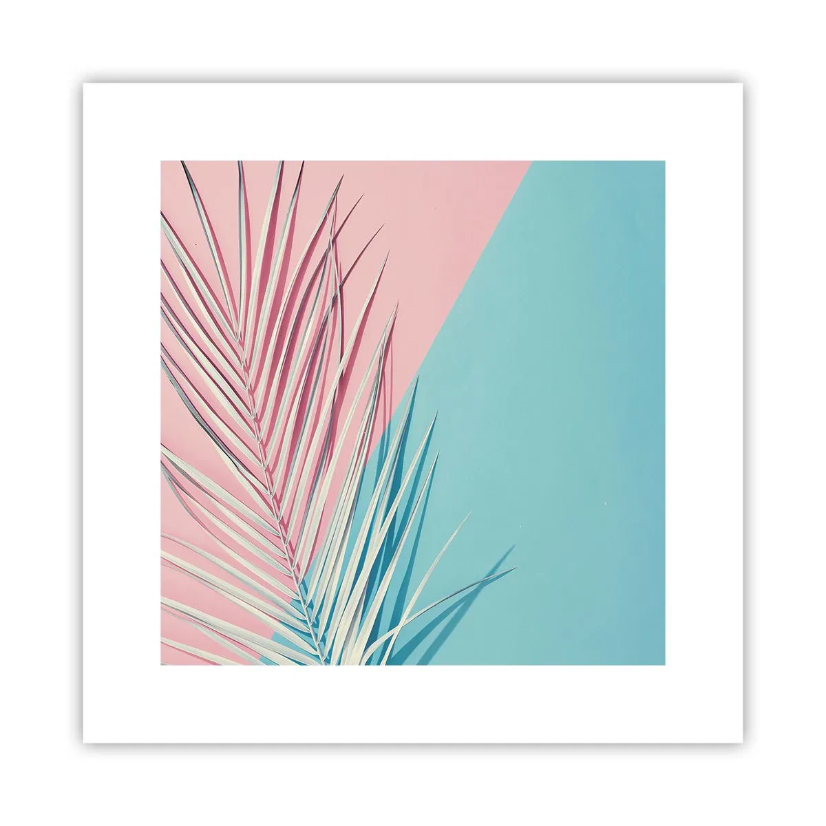 Pôster - Impressão tropical - 30x30 cm