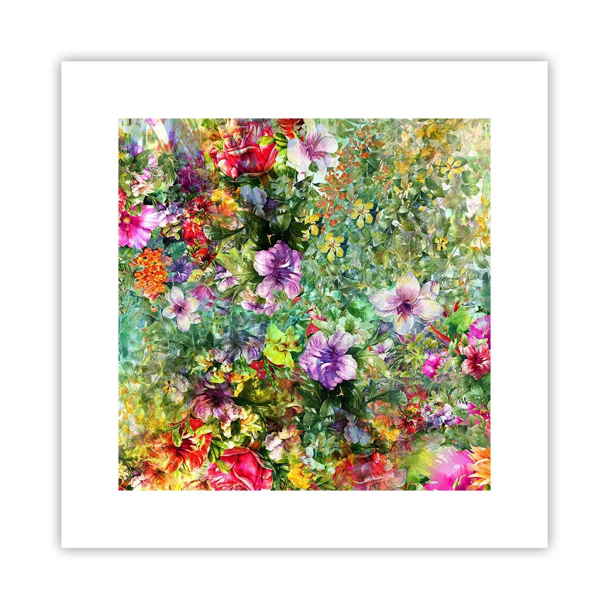 Pôster - Nas flores para a perdição - 30x30 cm
