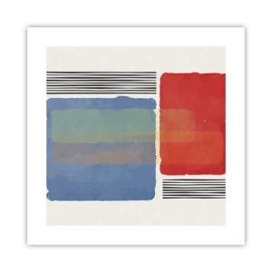 Pôster - A alma da geometria - 40x40 cm