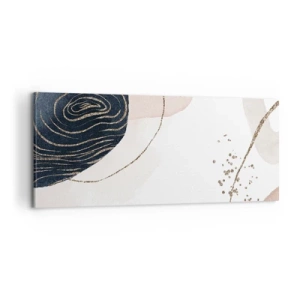 Quadro em tela - Tudo flui - 100x40 cm