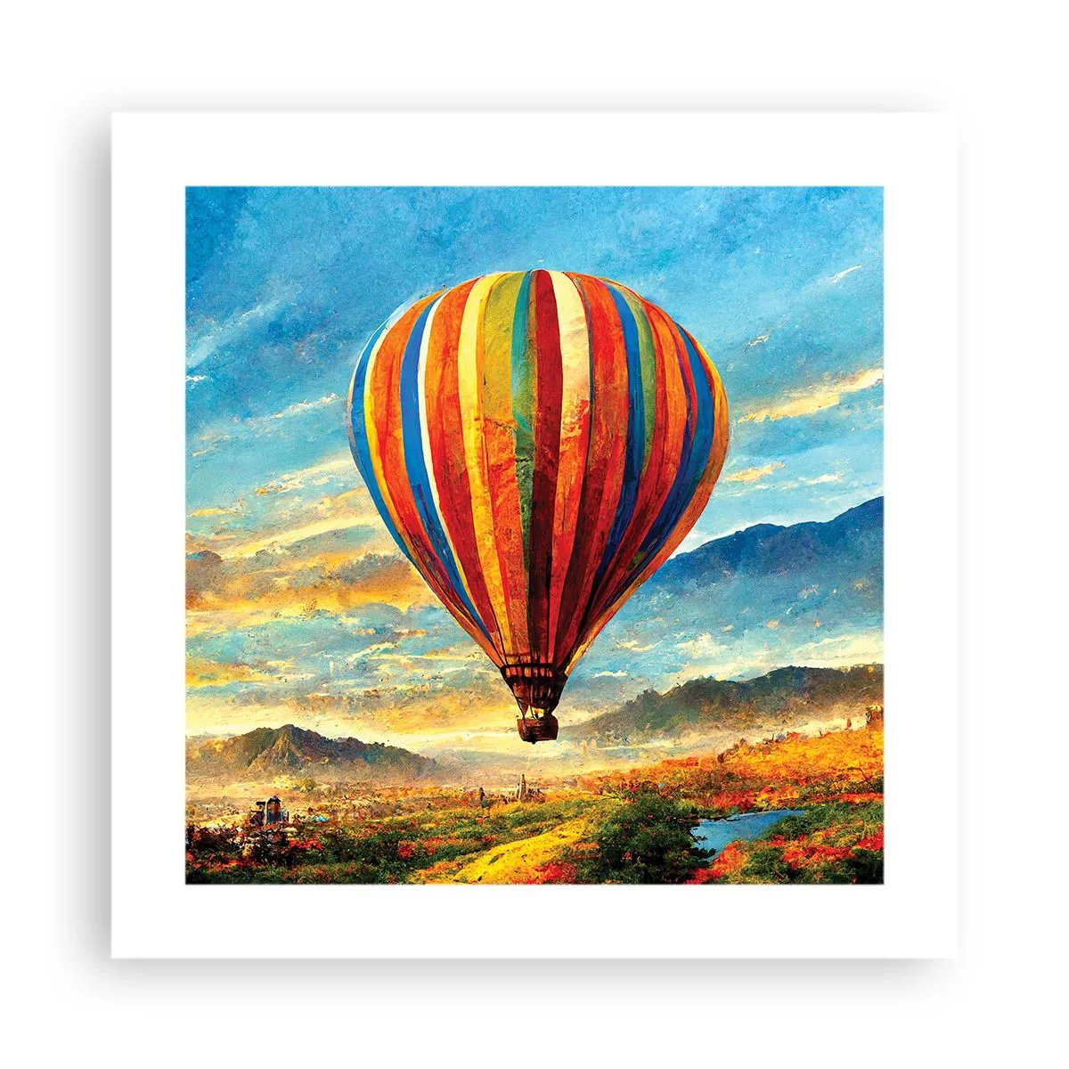 Pôster - Com silêncio enxergas mais - 40x40 cm