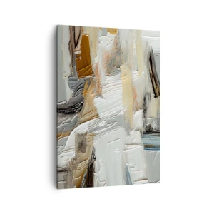 Quadro em tela - Camadas coloridas - 50x70 cm