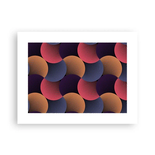Pôster - Num ritmo circular - 40x30 cm